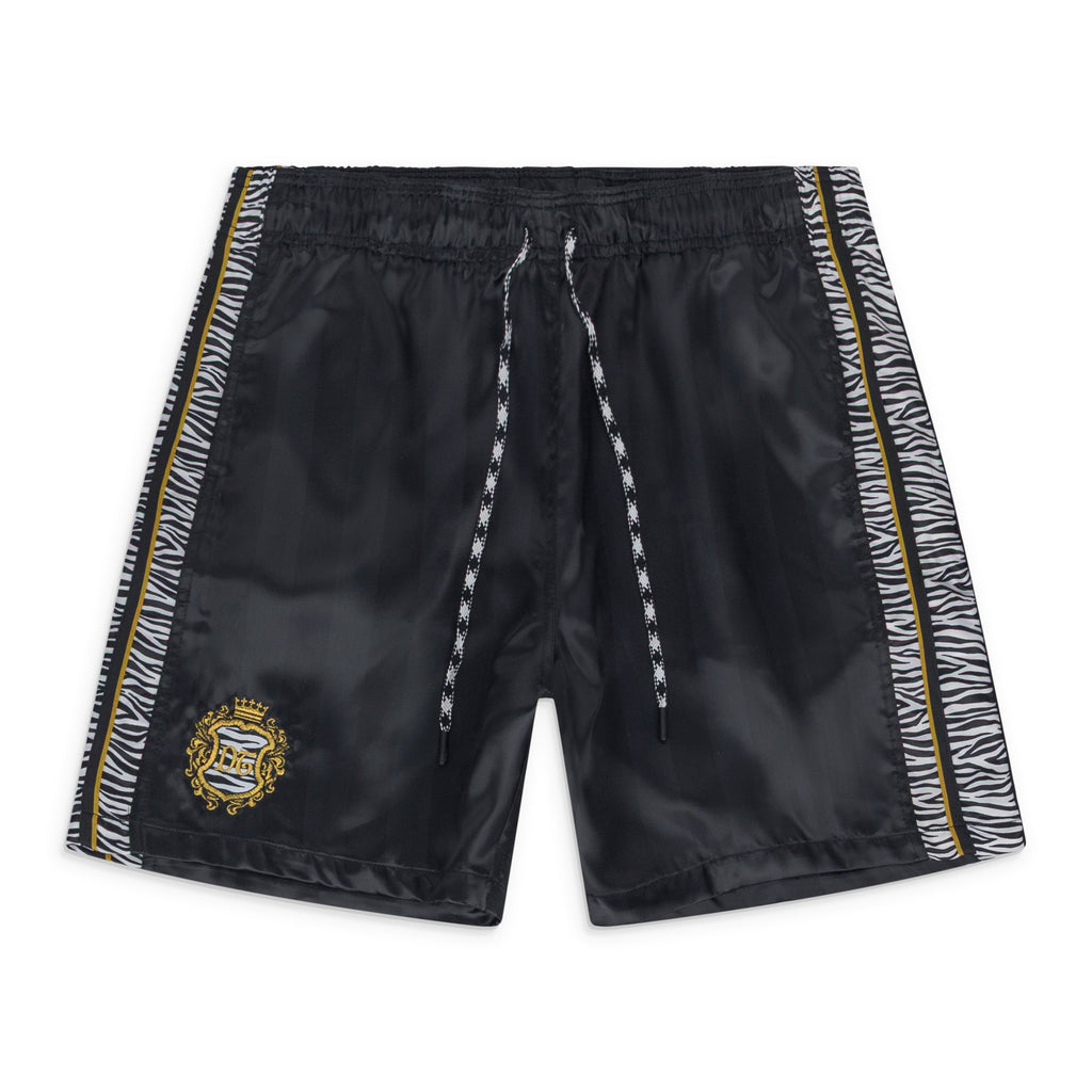 Black One Stripe Short