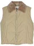 Nanushka fleece-collar padded gilet