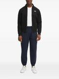 Ea7 Emporio Armani logo-plaque zip-up sweatshirt