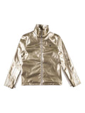 GmbH metallic zip-up jacket