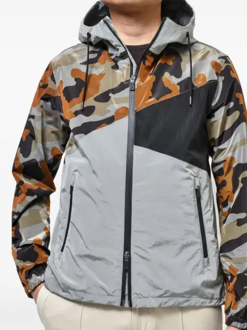 Herno camouflage-print hooded jacket