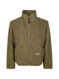 Pas Normal Studios Off-Race Pile logo-patch jacket
