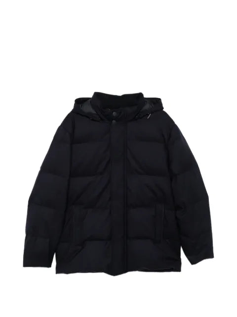 Canali hooded padded jacket