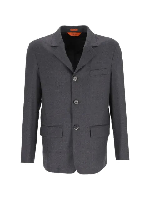Barena flannel single-breasted blazer