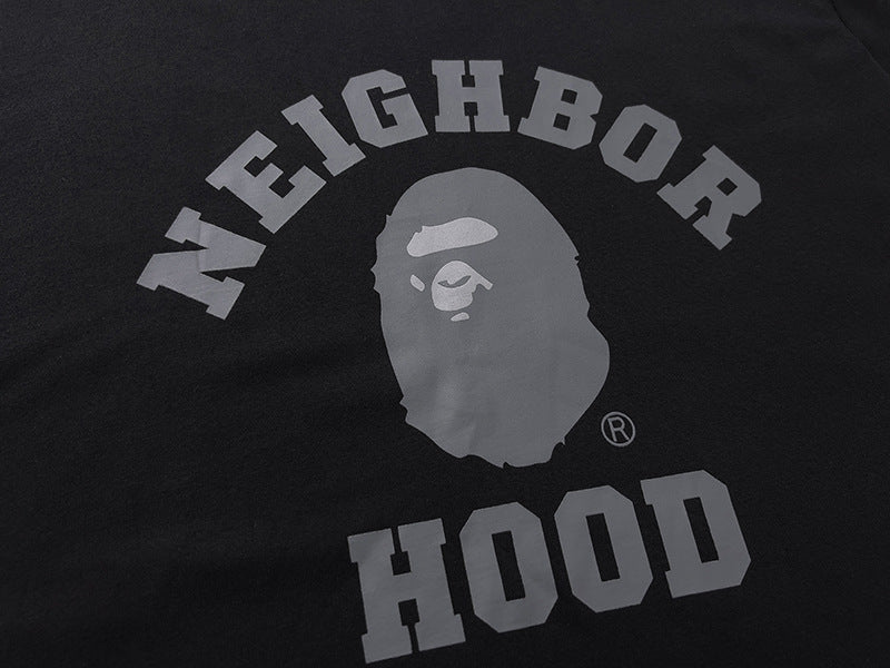 BAPE Neighborhood Ape Head Men's T-Shirt - White