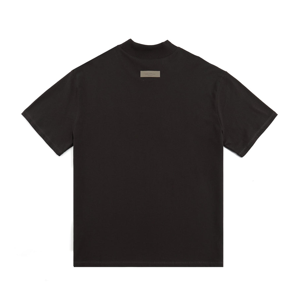 ESSENTIALS 1977 Contrast Graphic Mock-Neck T-Shirt