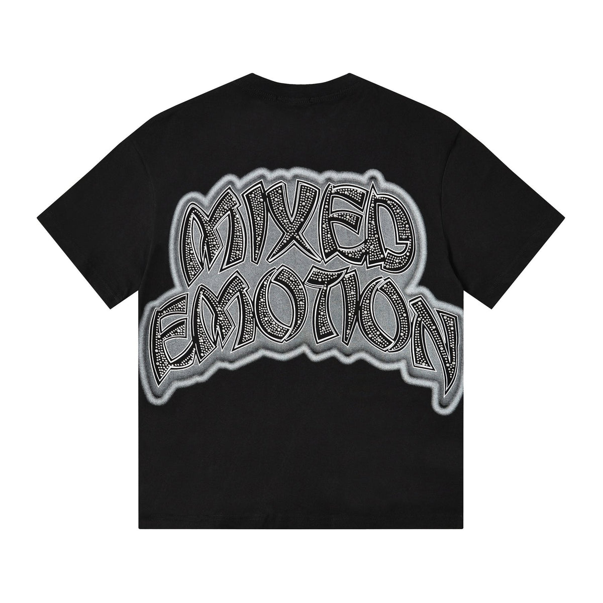 MIXED EMOTION Heat-Pressed Graphic T-Shirt