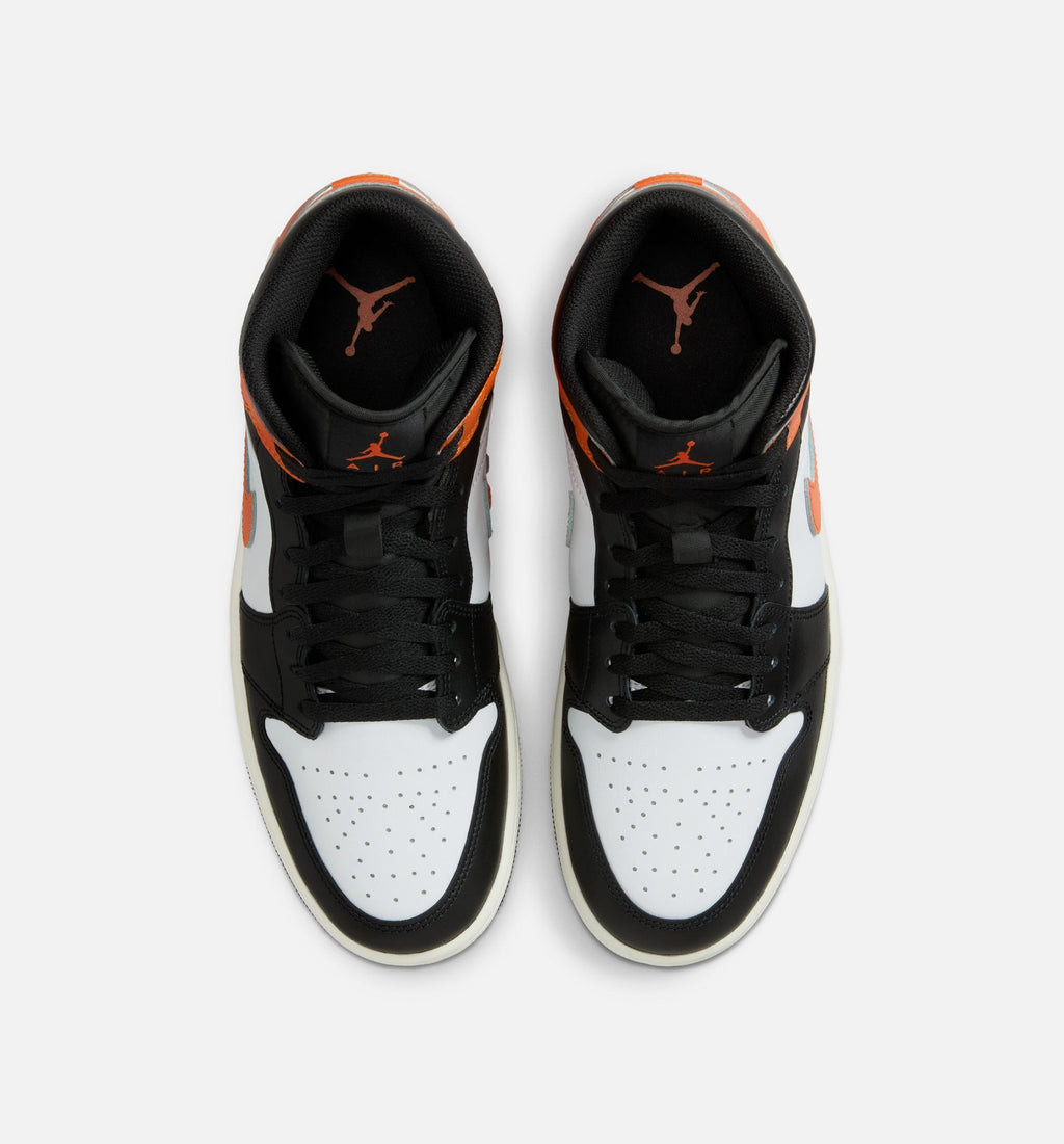 Air Jordan 1 Mid – Men's Lifestyle Shoe | Starfish/White/Sail/Black