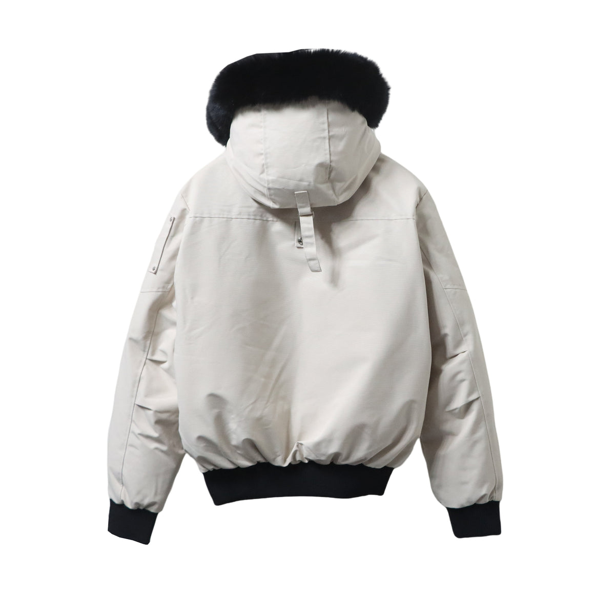 Moose Knuckles Original Ballistic Neoshear Bomber Jacket White