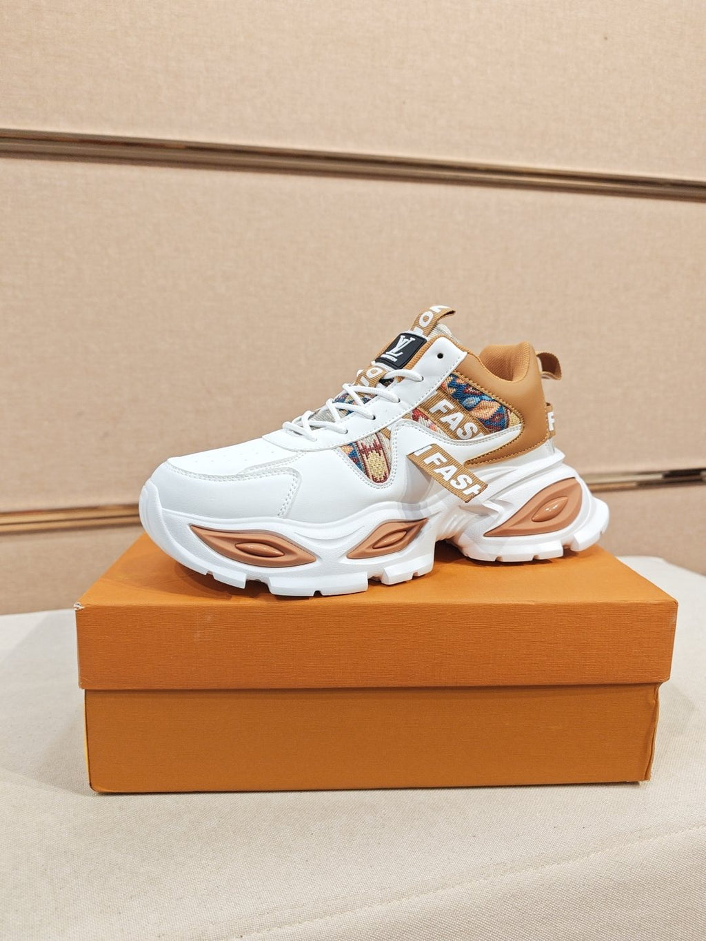 Louis Vuitton Paneled Chunky Sole Sneakers